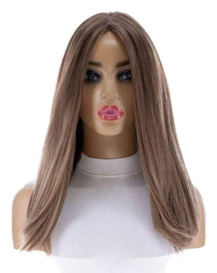 19" Nicole Silk Top Wig Light Brown Babylight