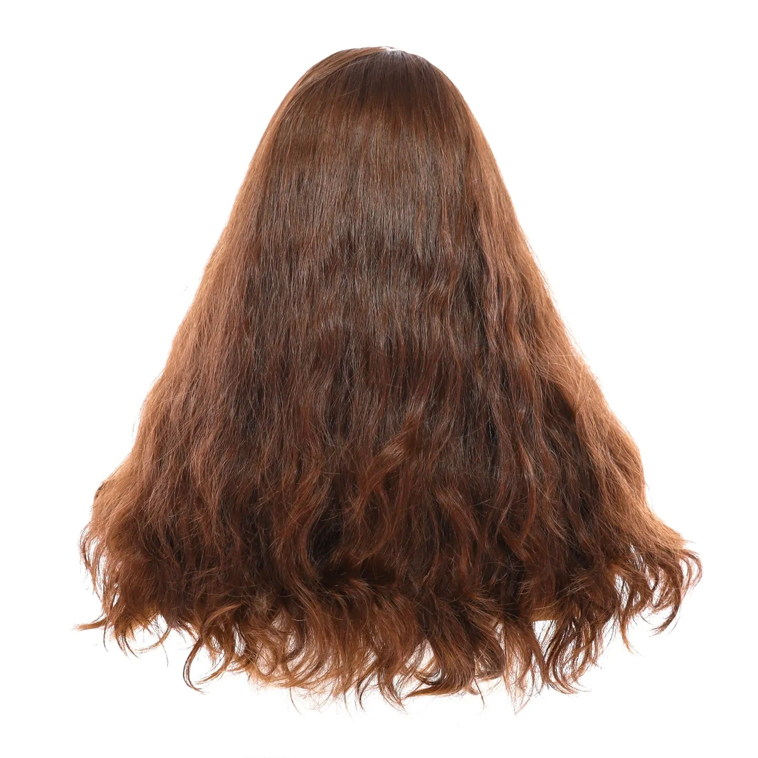 20" Luxe Silk Top Wig #8 Warm Medium Brown Wavy