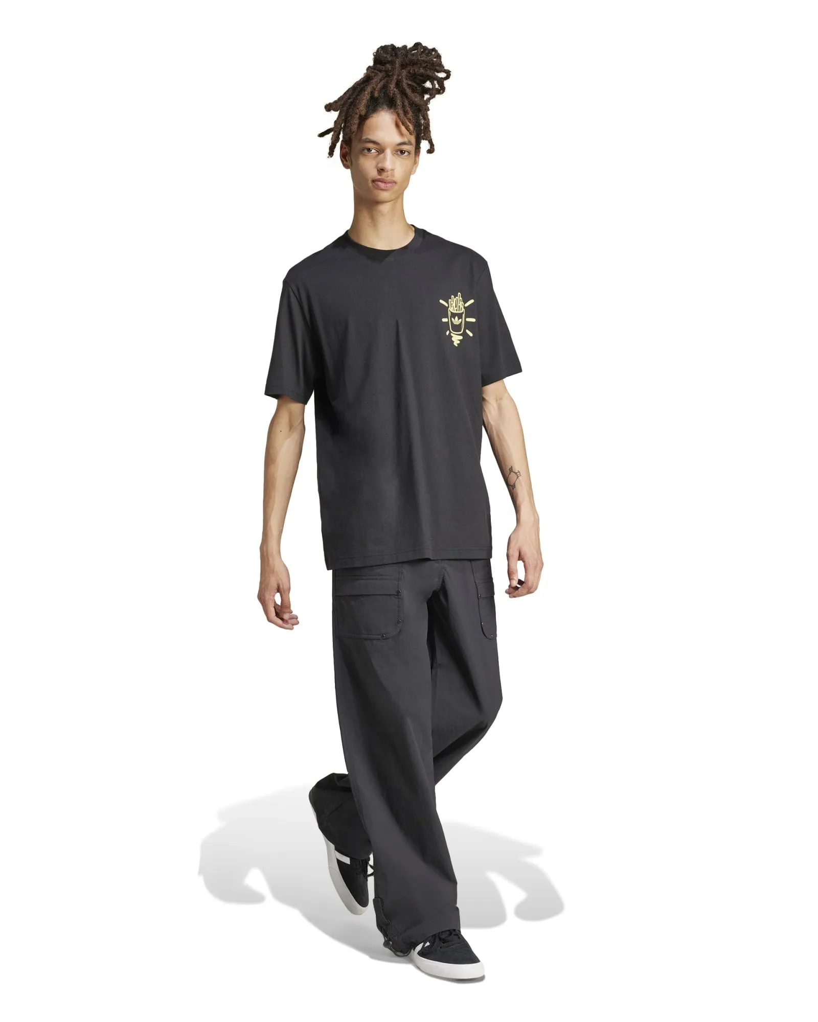 Adidas Q12 Street Burger Tee - Black