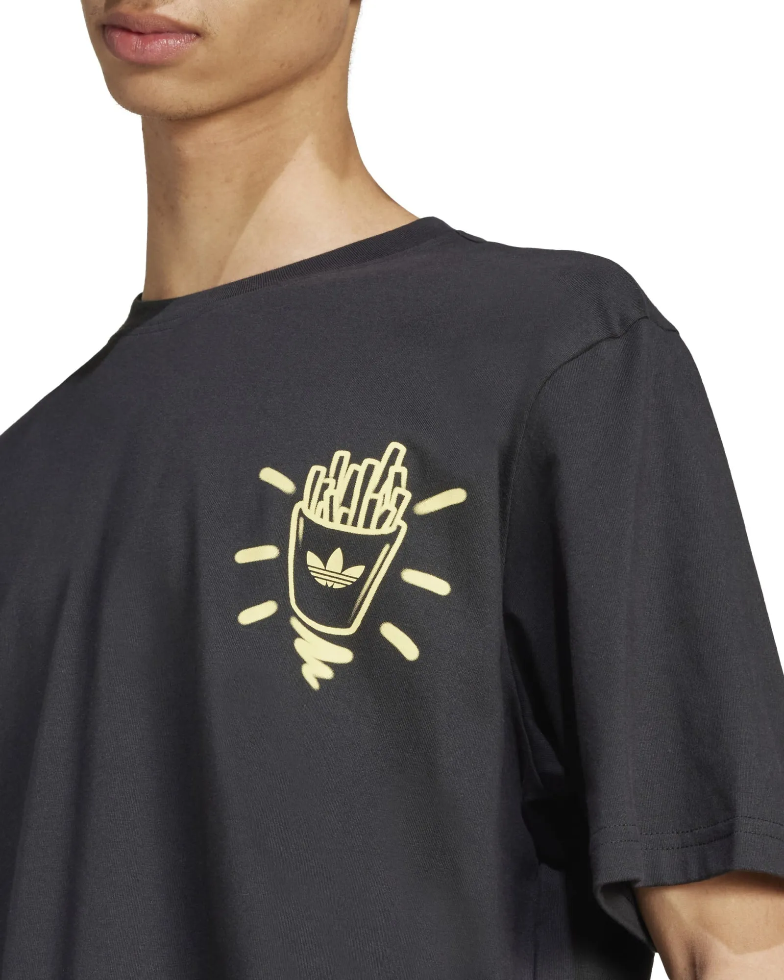 Adidas Q12 Street Burger Tee - Black