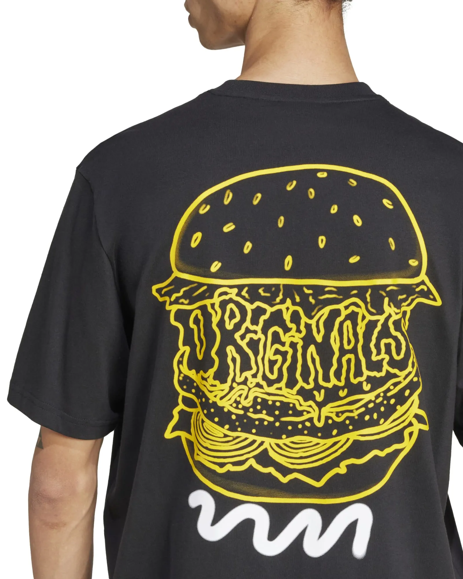 Adidas Q12 Street Burger Tee - Black