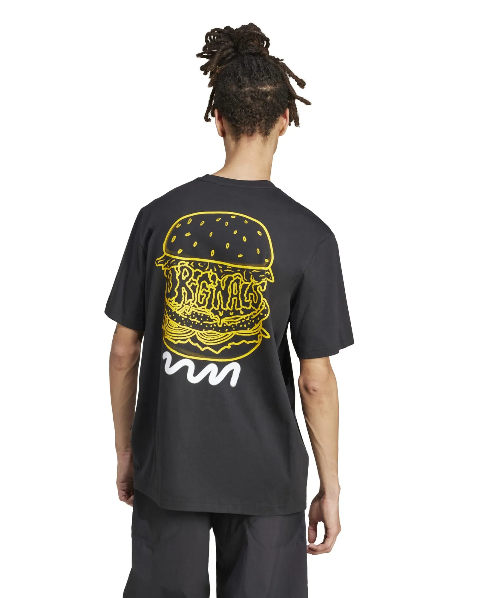 Adidas Q12 Street Burger Tee - Black