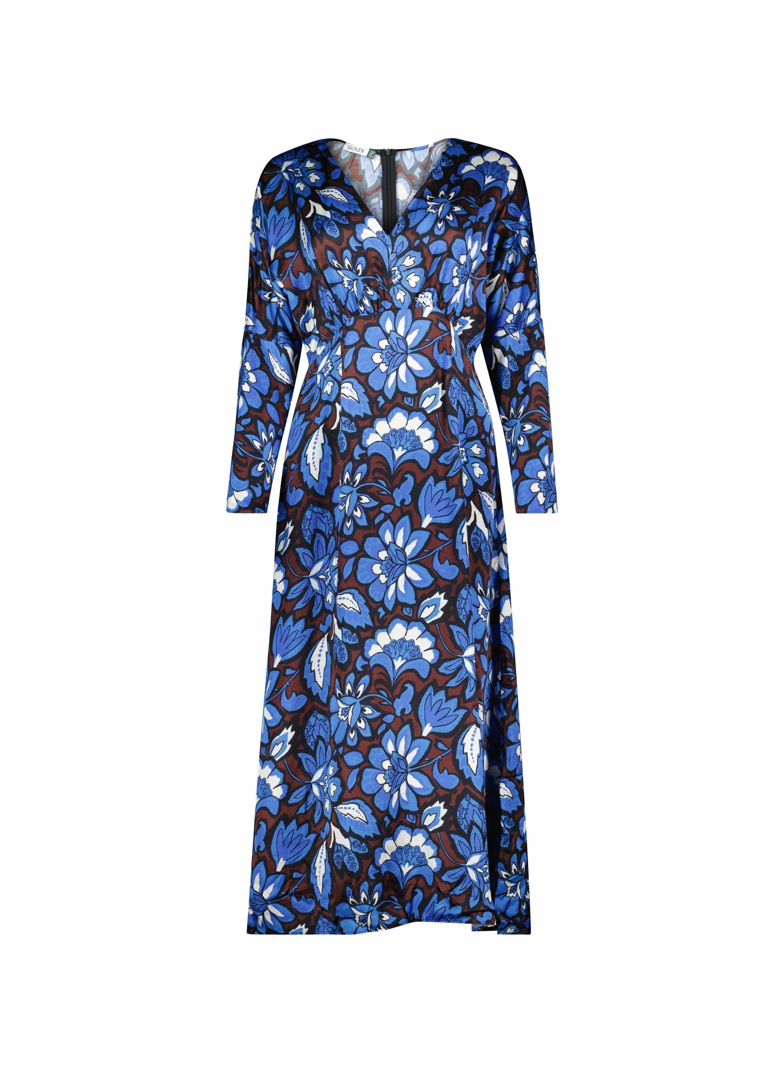 Arabella LENZING™ ECOVERO™ Recycled Dress | Blue Floral Saraca