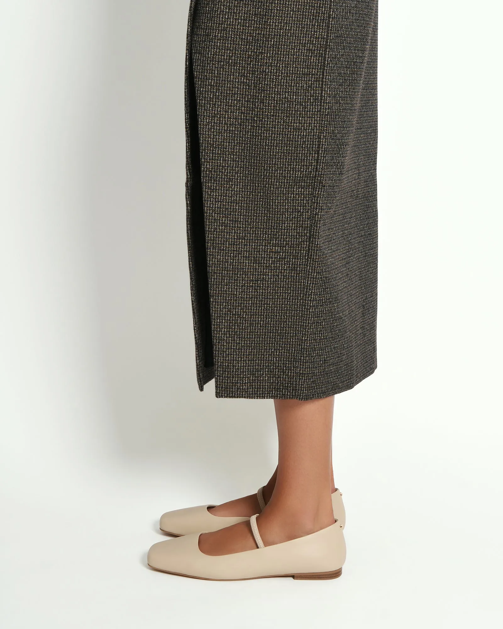 AVERY CASUAL FLATS SAND LEATHER