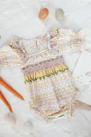 Baby Boxwood Blossoms Romper - FINAL SALE