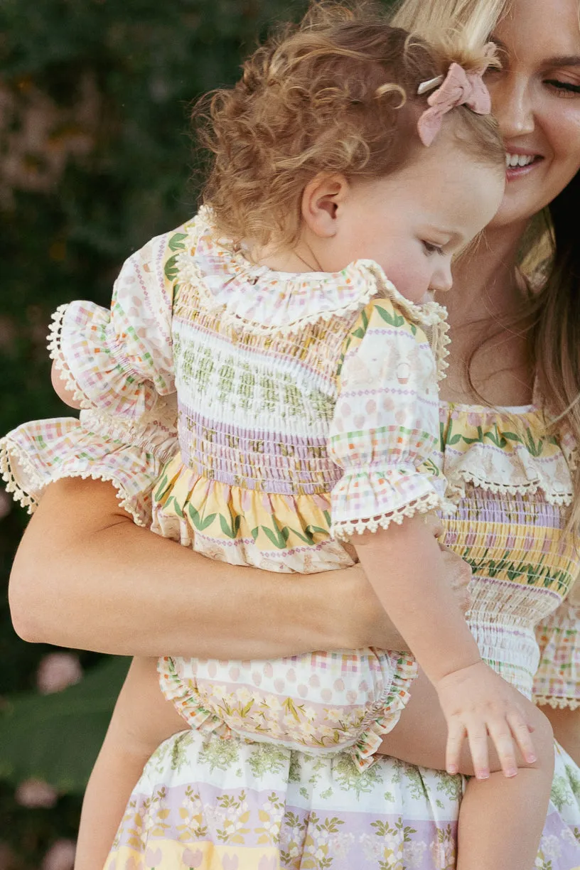 Baby Boxwood Blossoms Romper - FINAL SALE