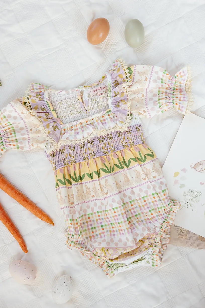 Baby Boxwood Blossoms Romper - FINAL SALE