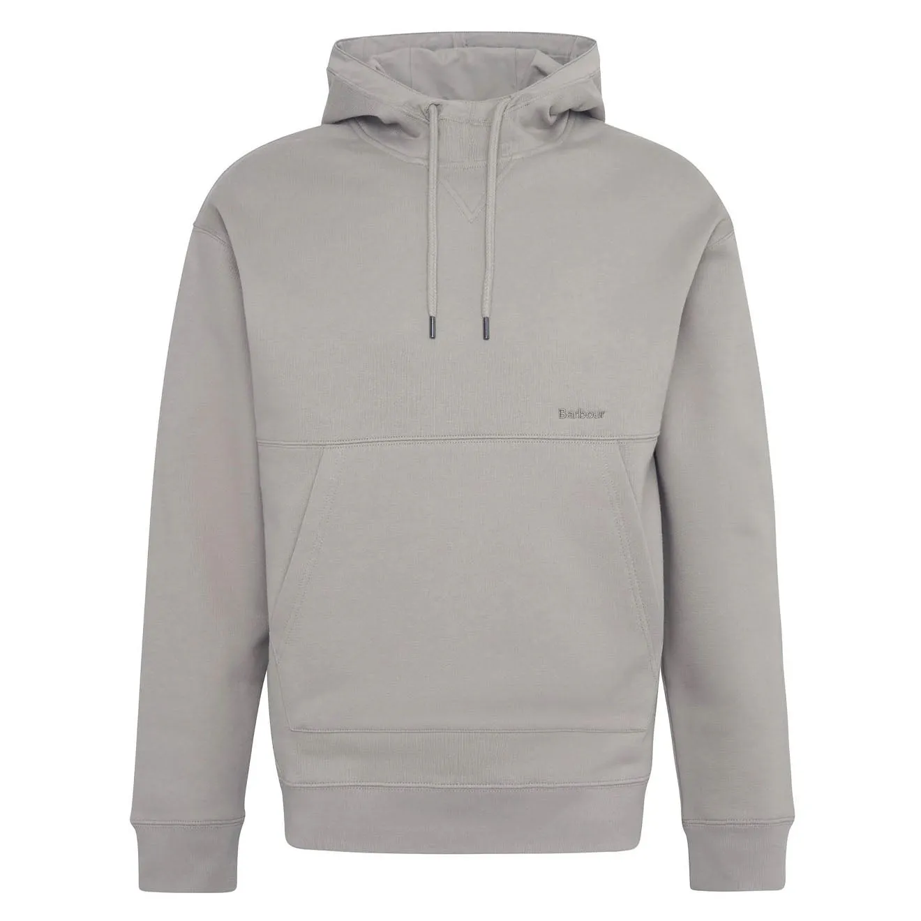 Barbour Yalding Hooded Sweatshirt Concrete