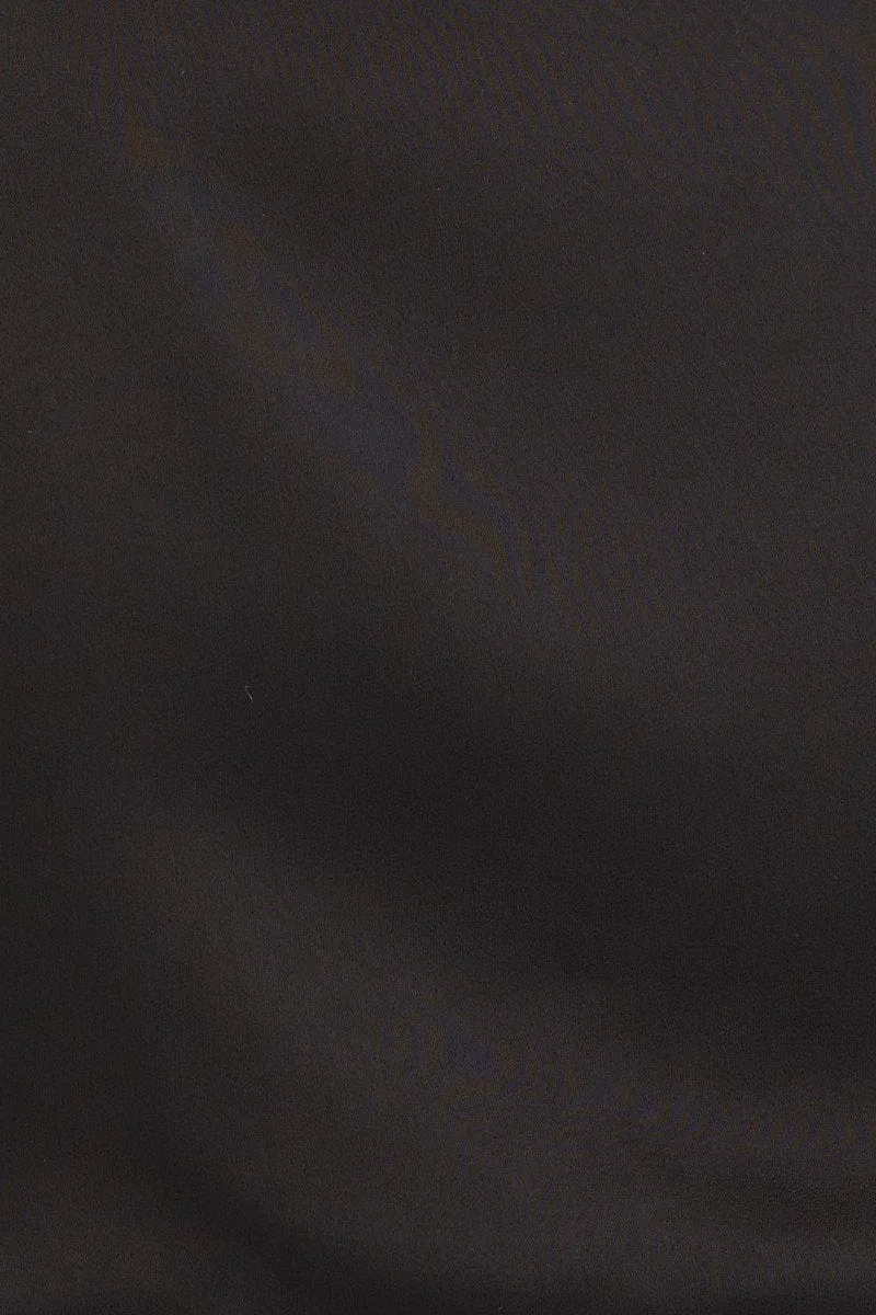 Black Crop Top Long Sleeve