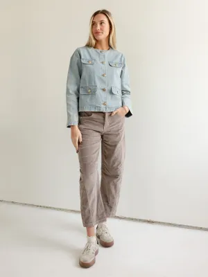 Brynn Corduroy Pant- Mink