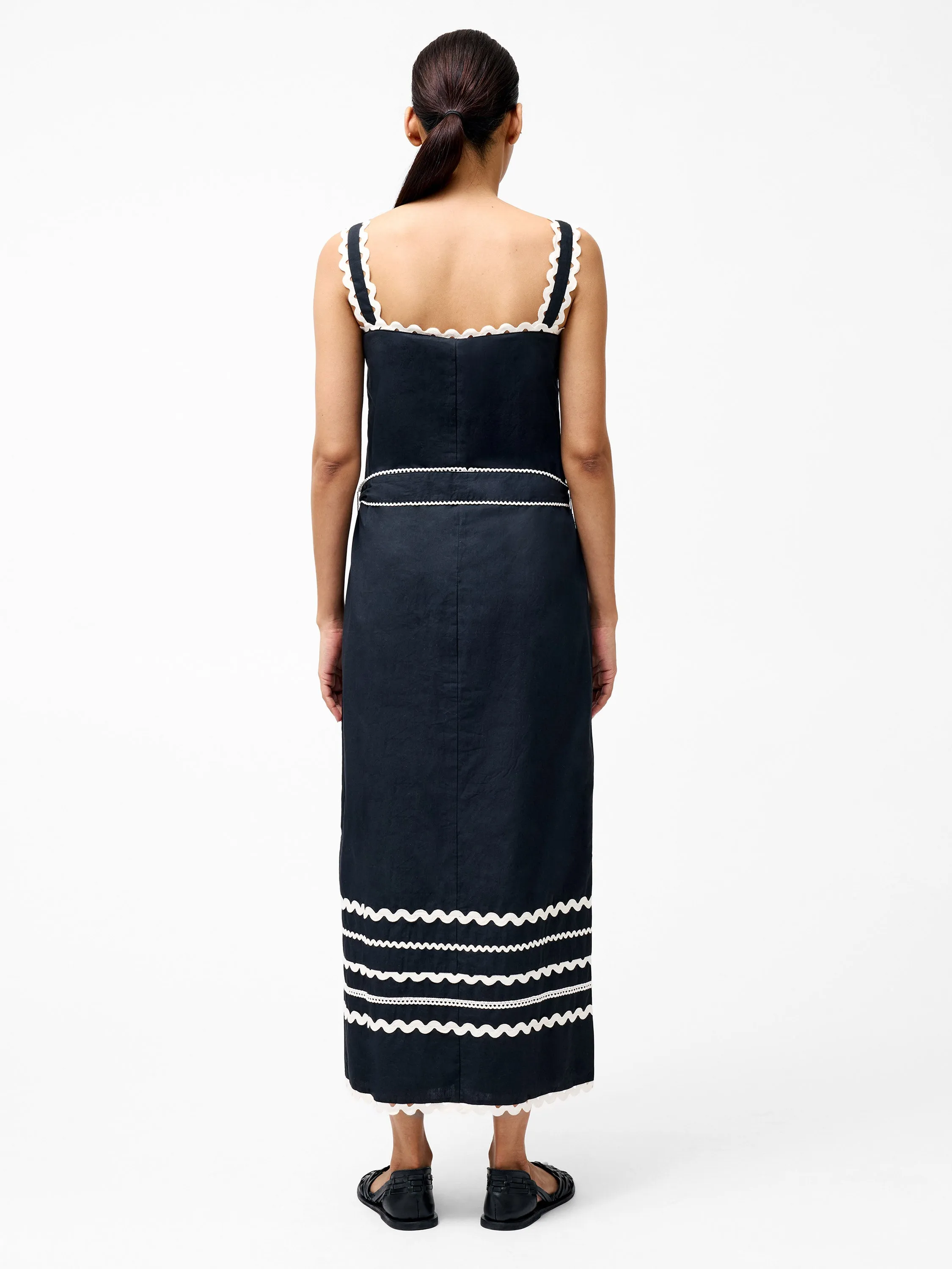 Cambria Cotton Ricrac Dress