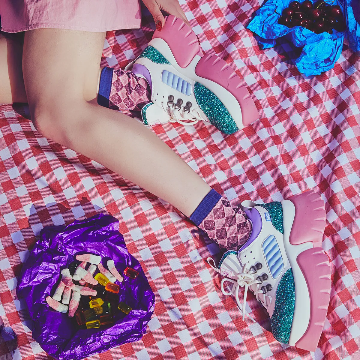 Candy Cuddles Sparkling Trainers