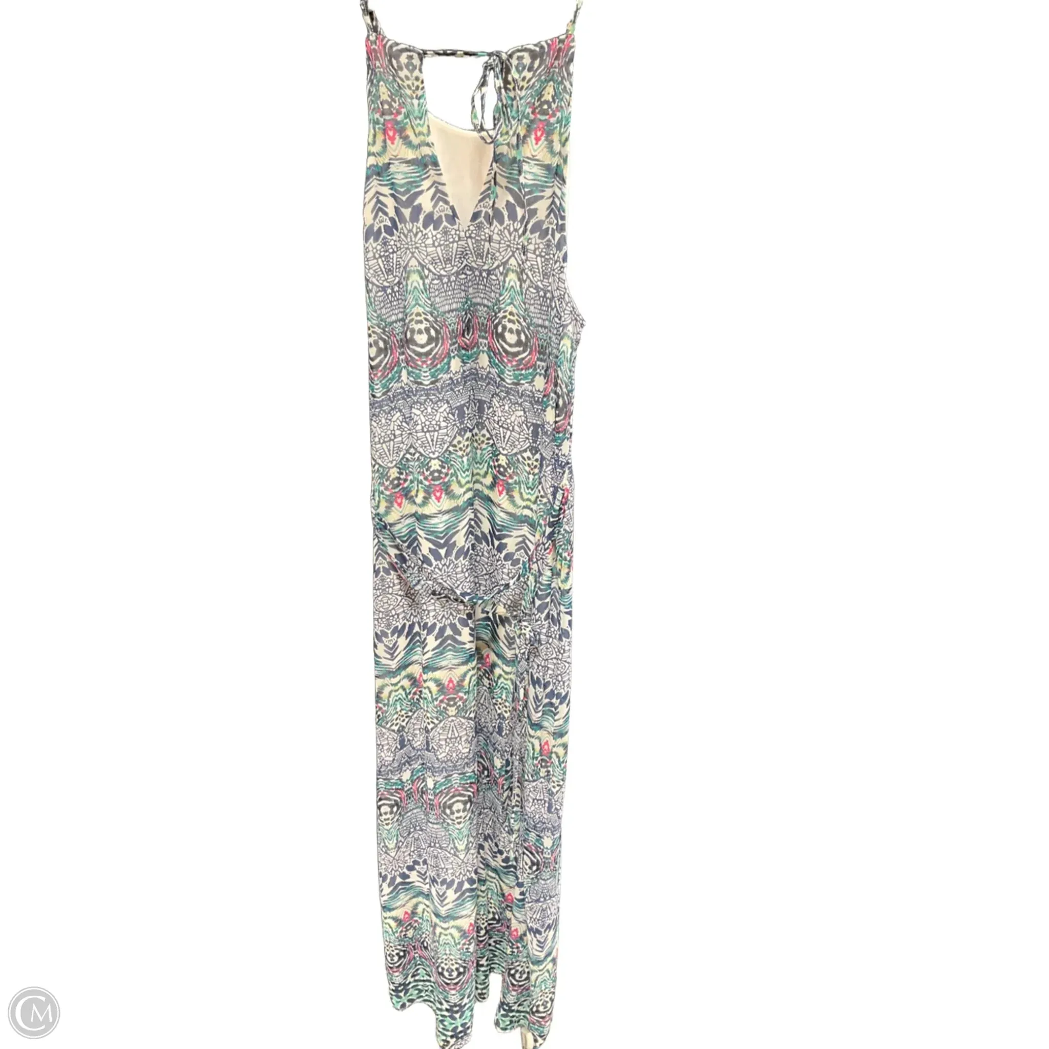 Dress Casual Maxi By Donna Morgan In Blue & Green, Size: 4