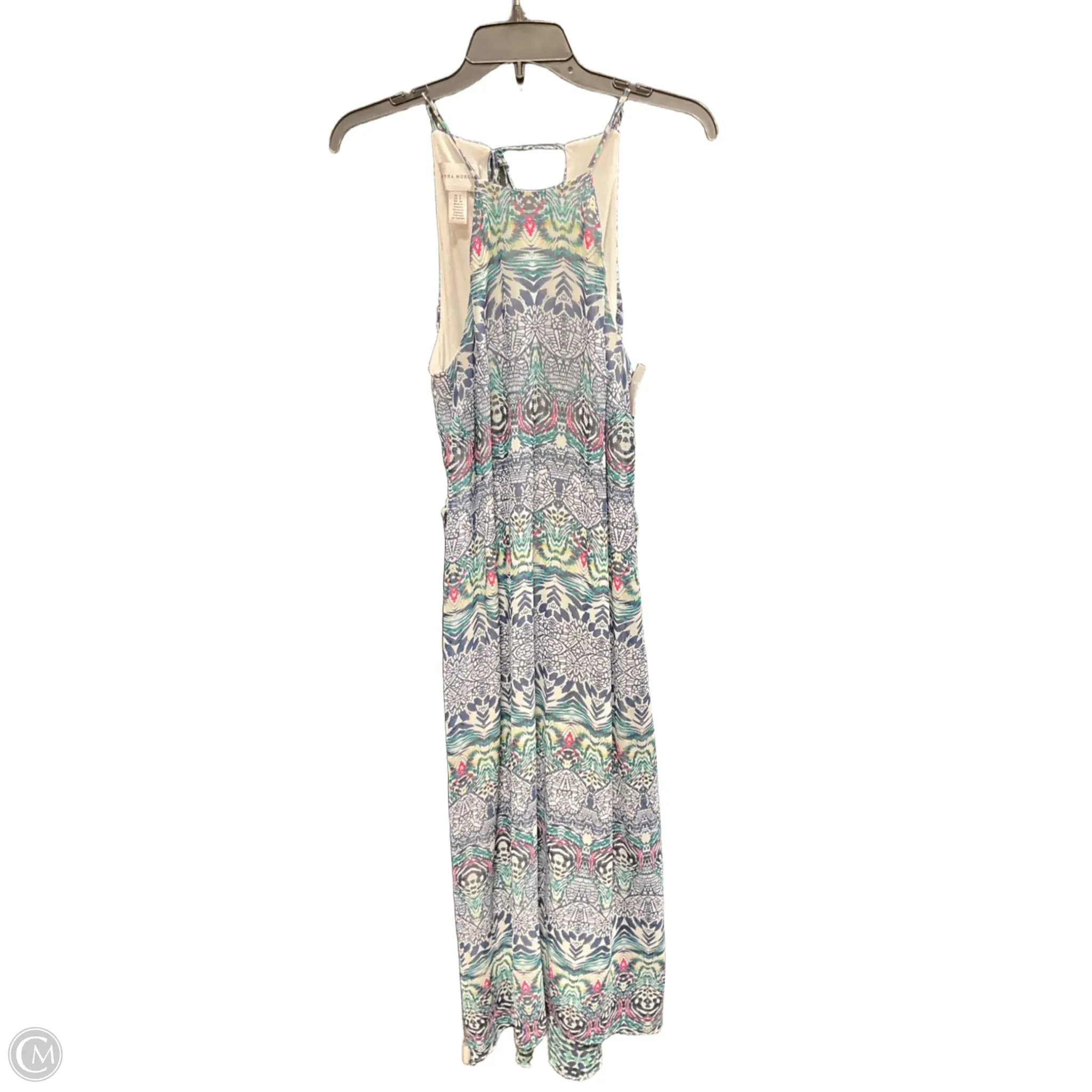 Dress Casual Maxi By Donna Morgan In Blue & Green, Size: 4