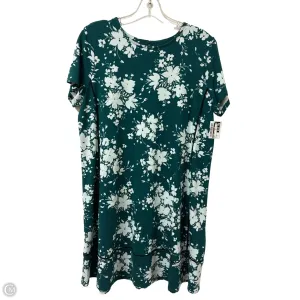 Dress Casual Midi By J. Jill In Green, Size: Mp