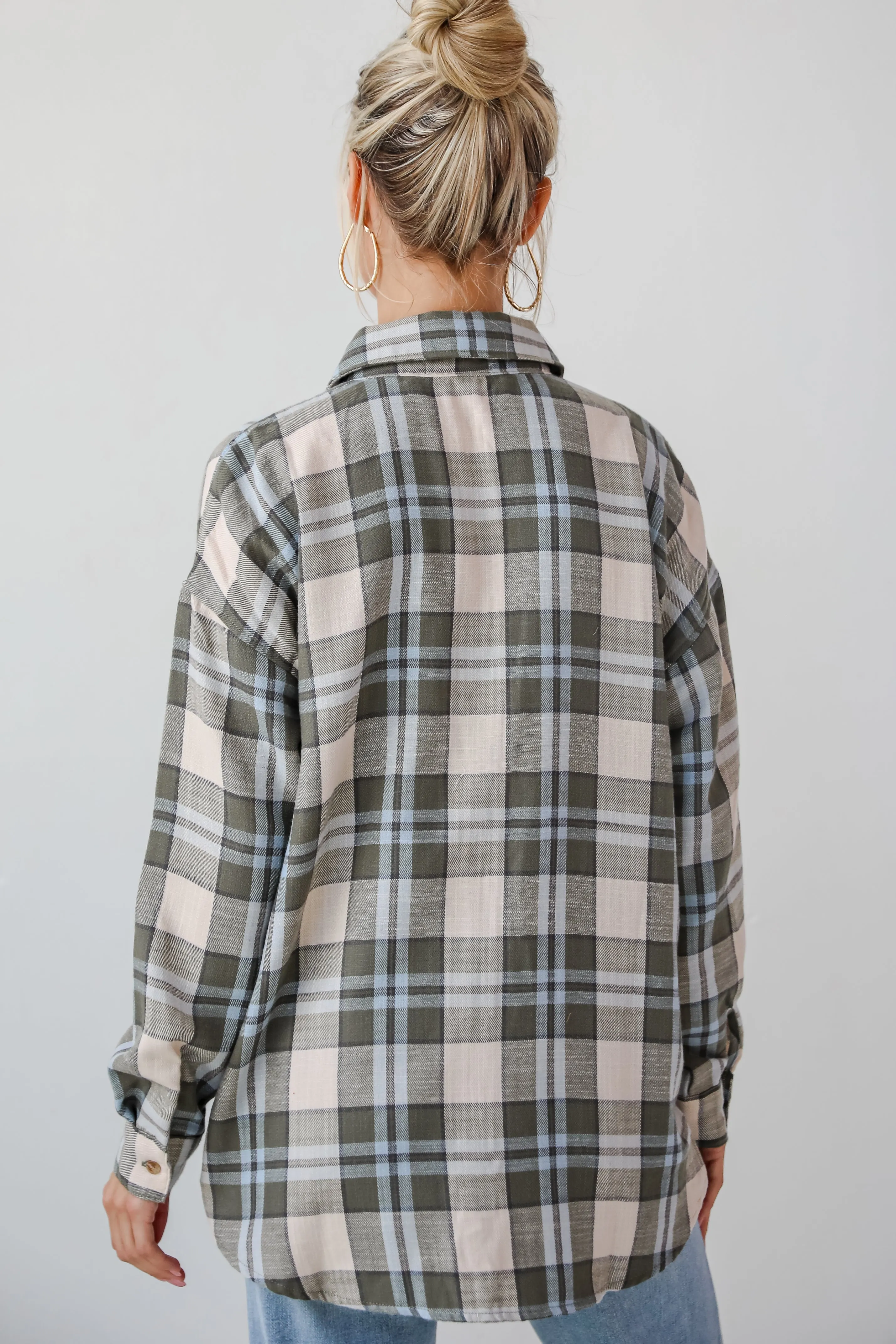 FINAL SALE - Autumn Energy Hunter Green Plaid Flannel