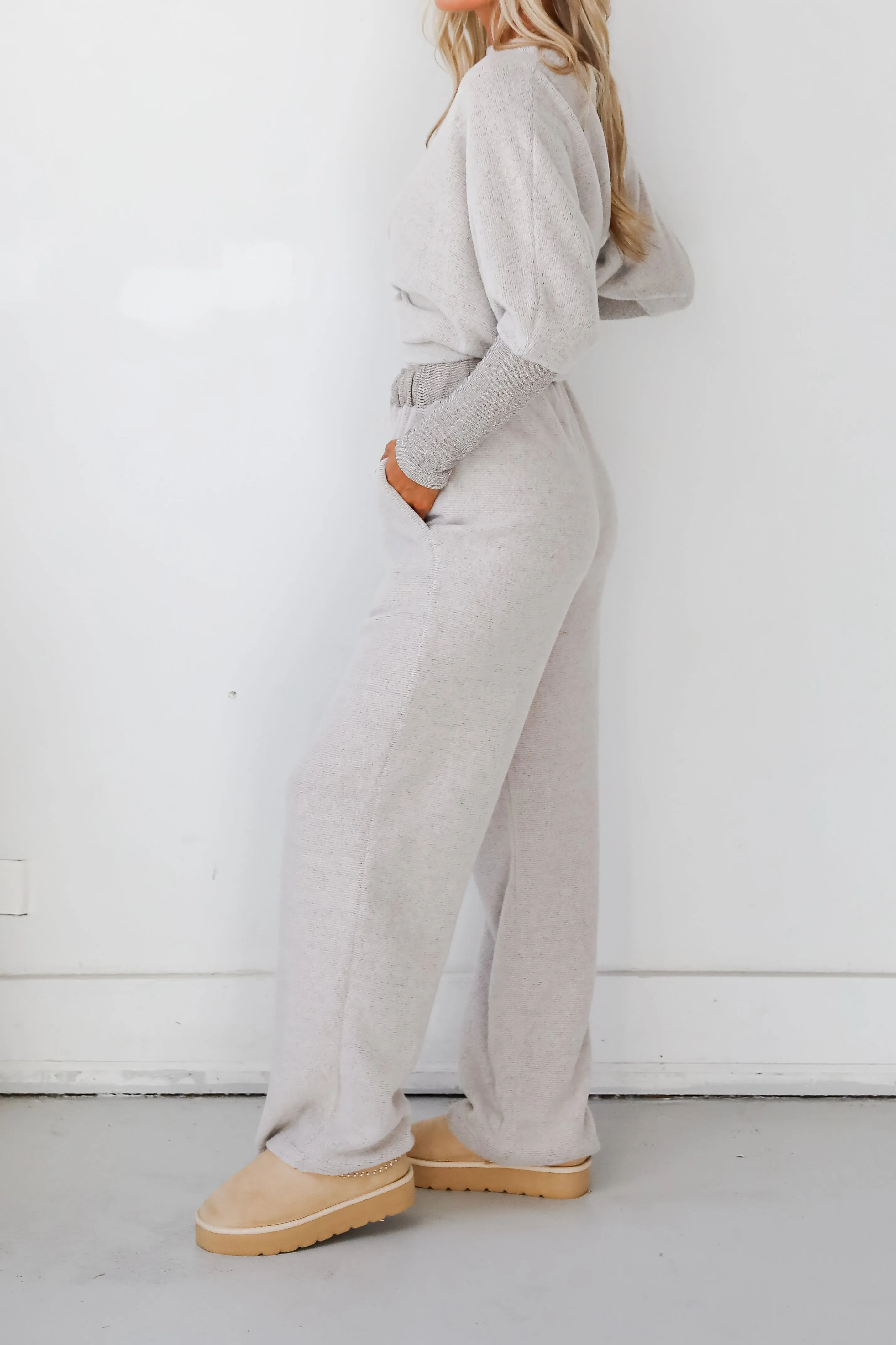 FINAL SALE - Cozy Weekends Soft Knit Lounge Pants - DOORBUSTER
