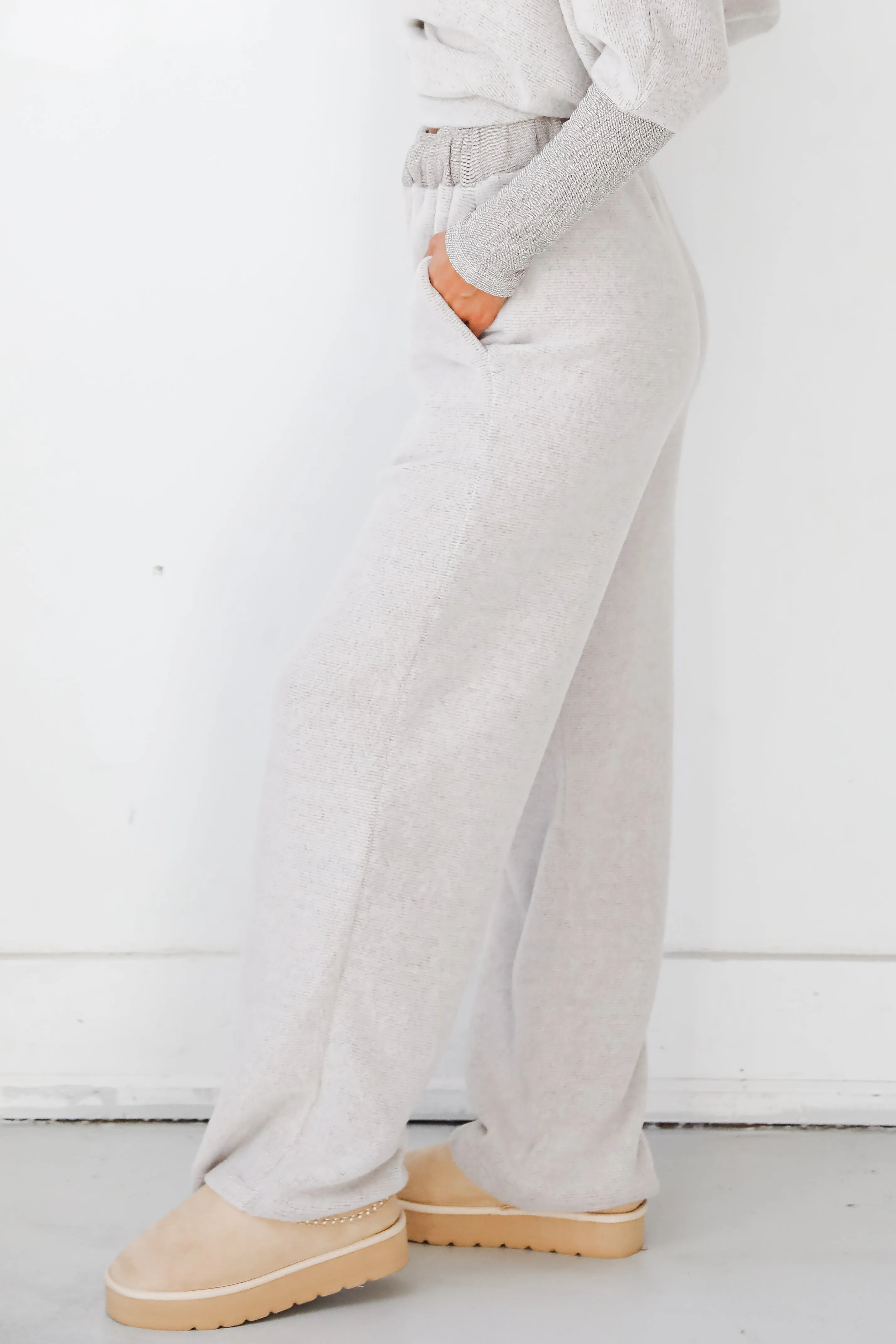 FINAL SALE - Cozy Weekends Soft Knit Lounge Pants - DOORBUSTER