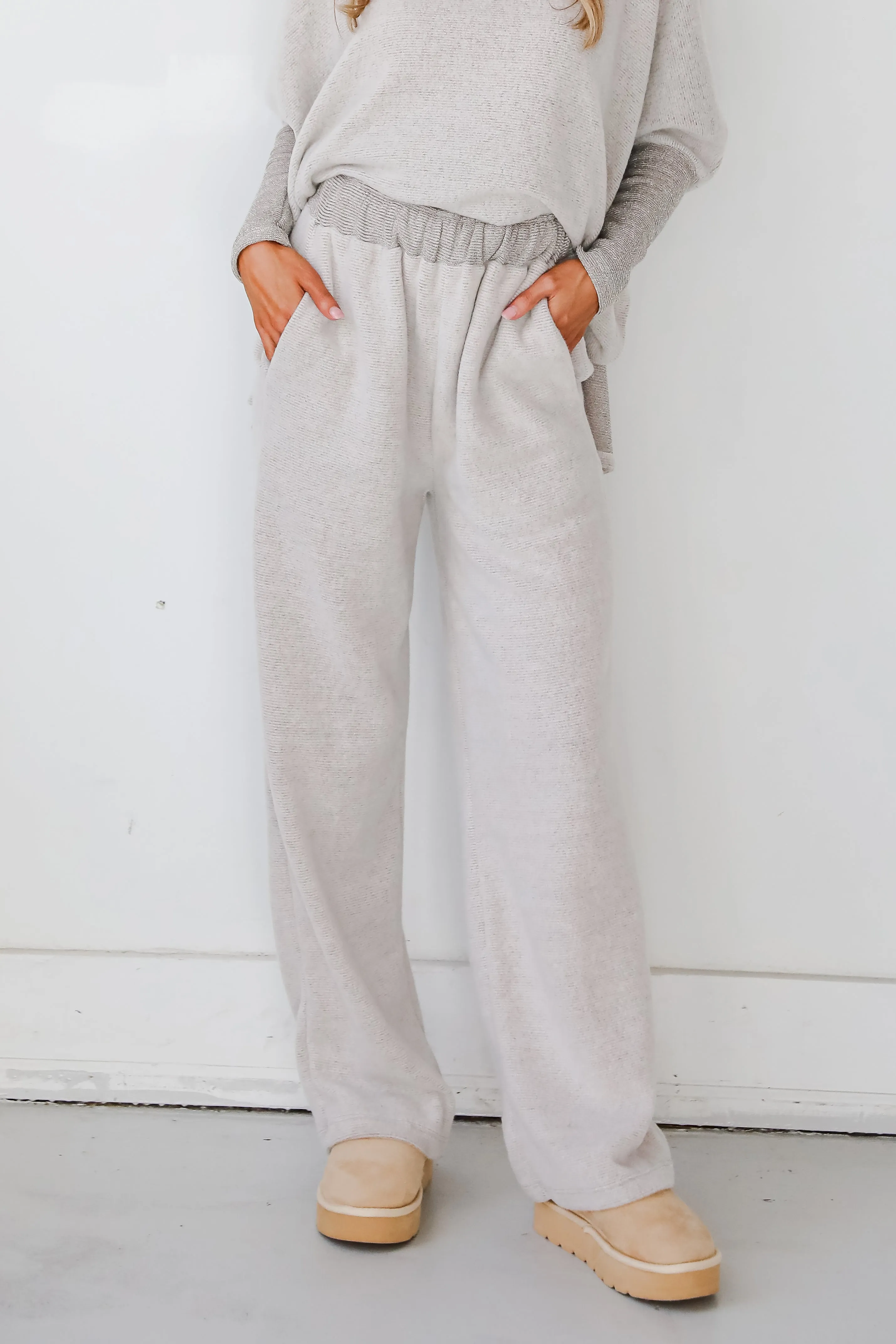 FINAL SALE - Cozy Weekends Soft Knit Lounge Pants - DOORBUSTER