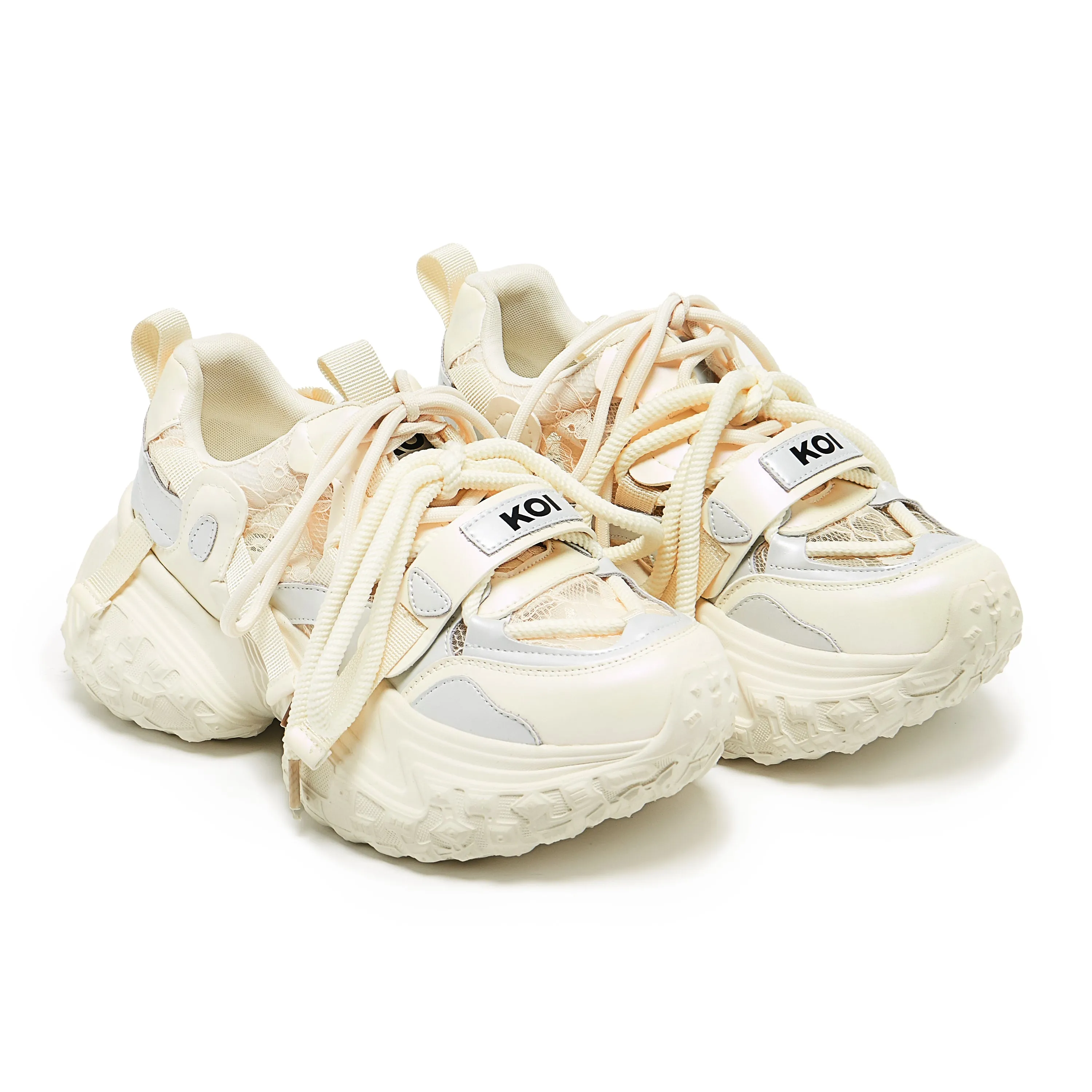 Frozen Shores Mega Chunky Trainers - Vanilla