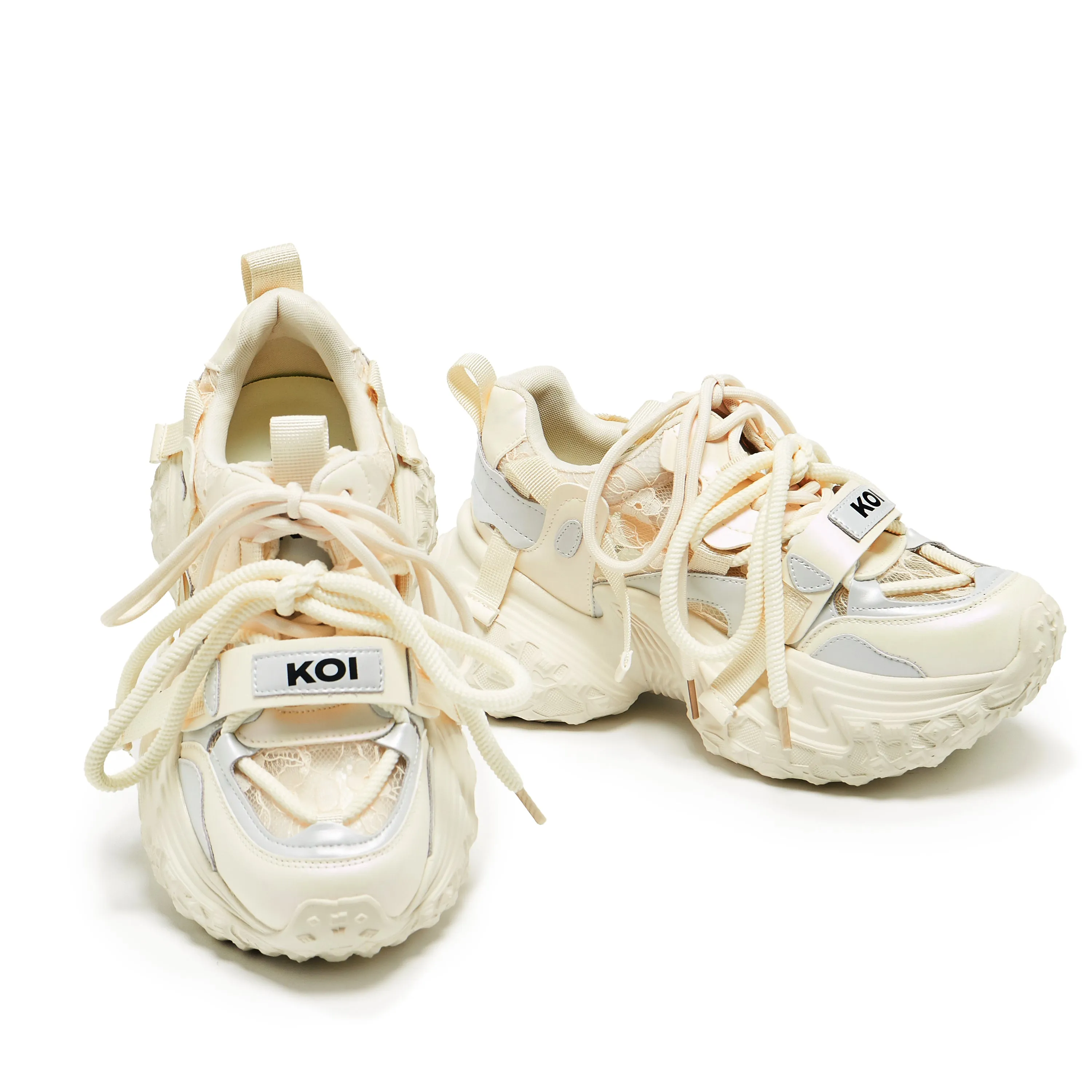 Frozen Shores Mega Chunky Trainers - Vanilla