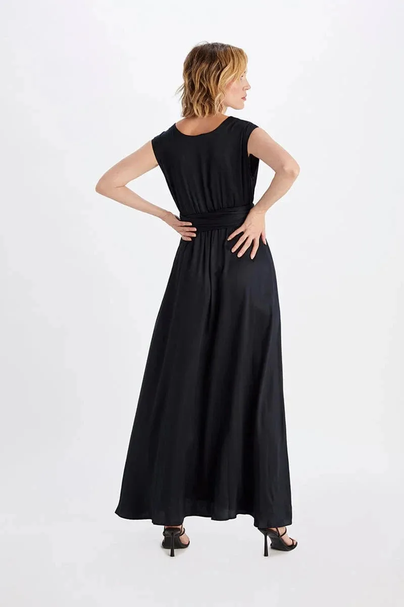 Grace TENCEL™ Modal Vegan Silk Gown | Black