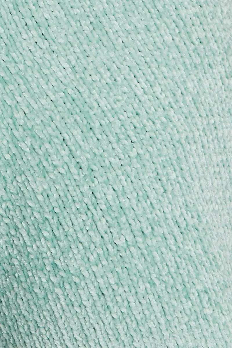 Green Chenille Short