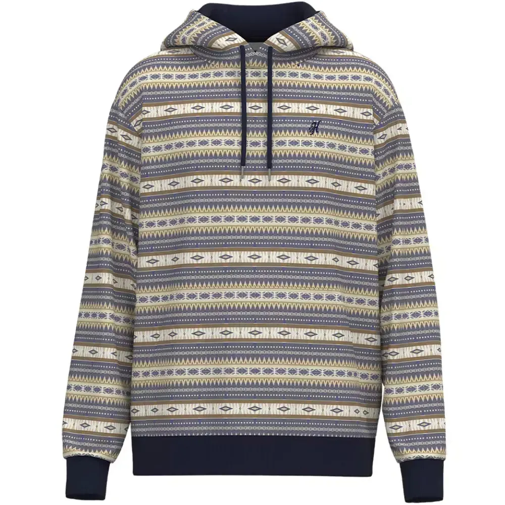 HOOey Mesa (Blue/Aztec) - Men's Hoodie Sweatshirt