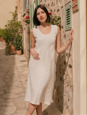Ines Women's Linen Midi Slip Dress | Multiple Colours