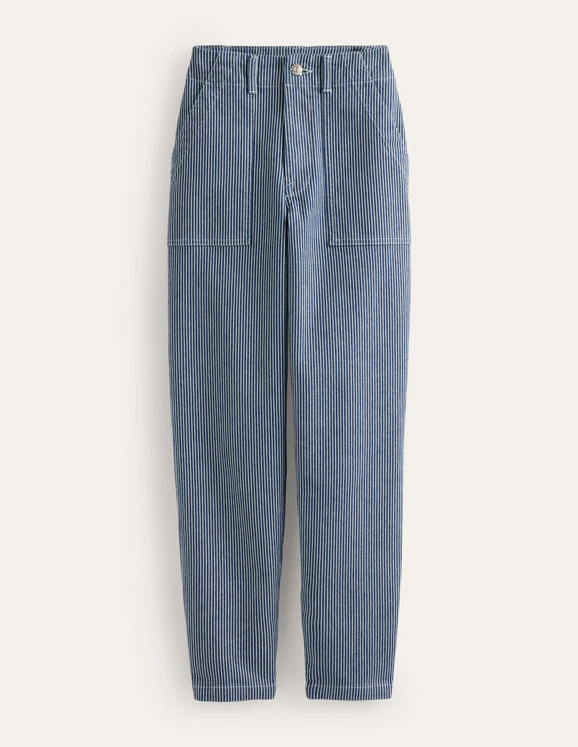 Kensington Casual Trousers-Stripe