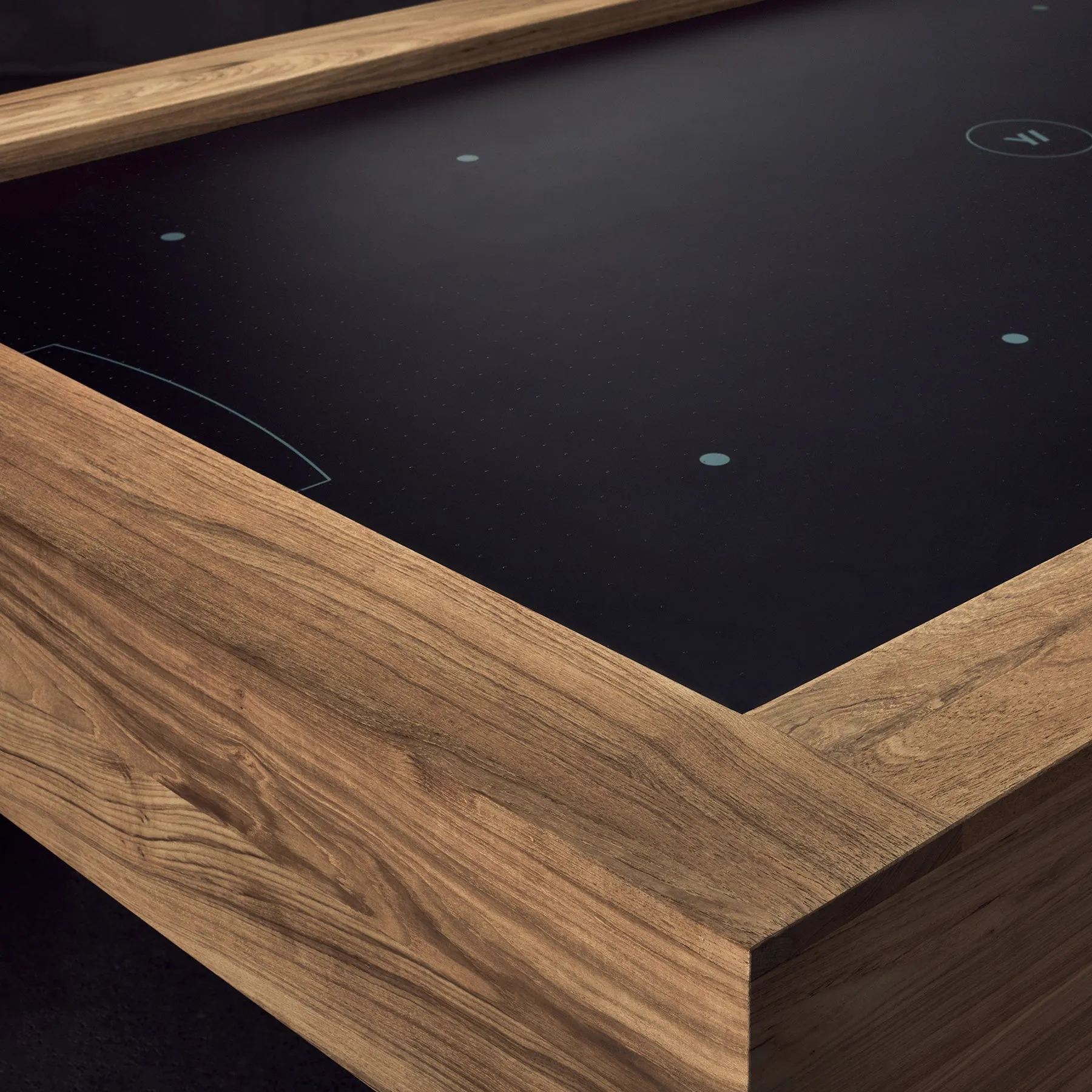 Limited Edition Air Hockey Table - Teak