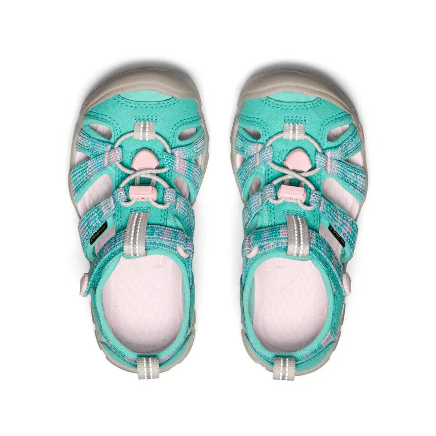 Little Kids' Seacamp II CNX  |  Bright Aqua/Giggle Pink