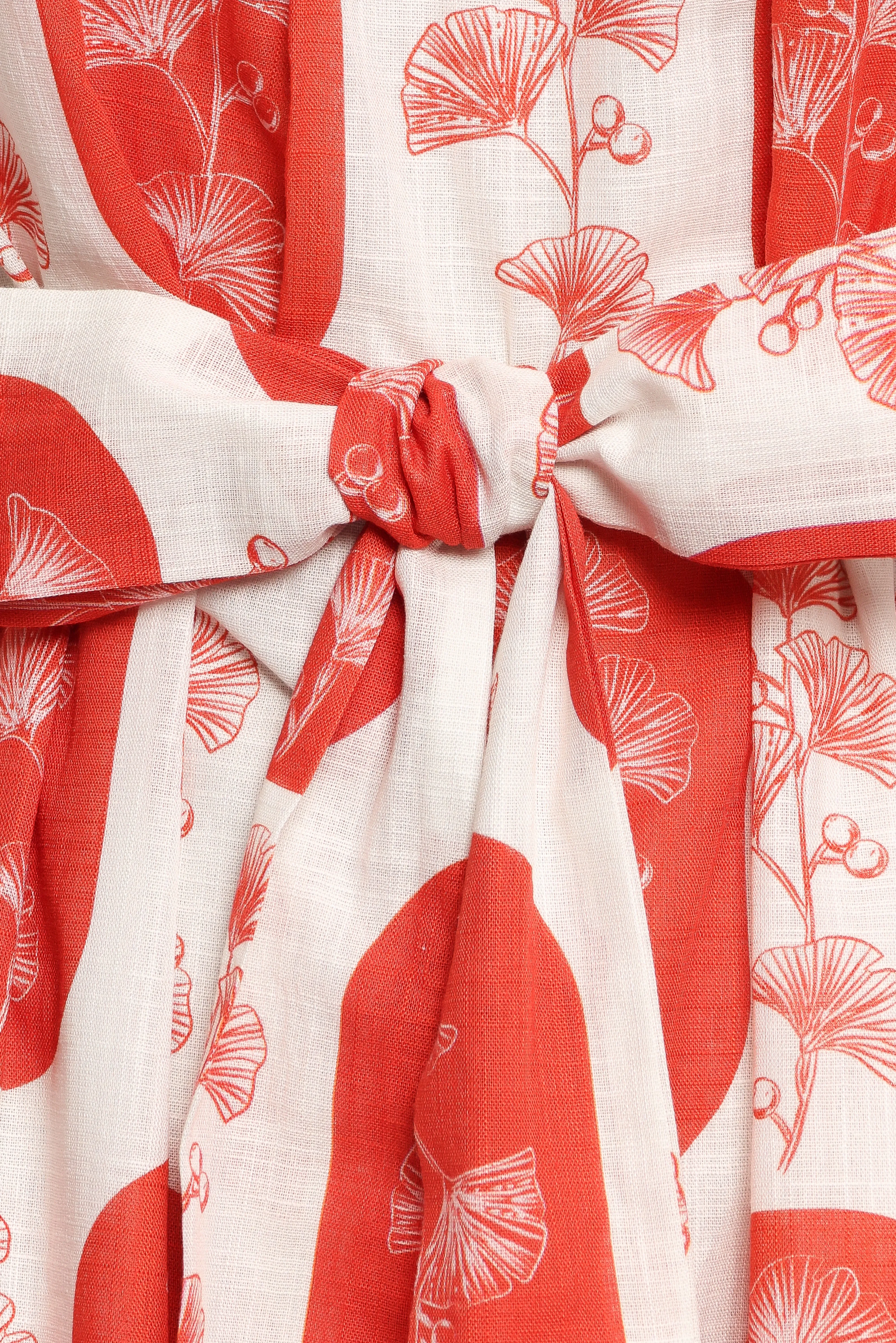Mary Maxi Dress - Red/White