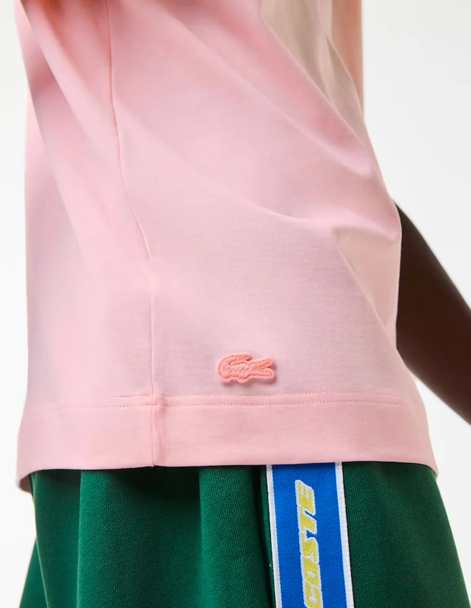 Men's Relaxed Fit Oversized Crocodile T-Shirt Pink