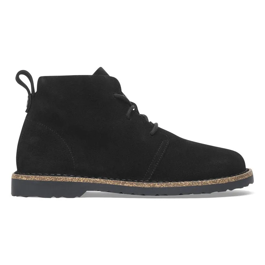 Men's Uppsala Mid Suede Leather Black Regular/Wide