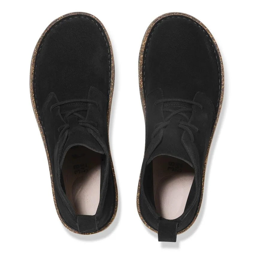 Men's Uppsala Mid Suede Leather Black Regular/Wide