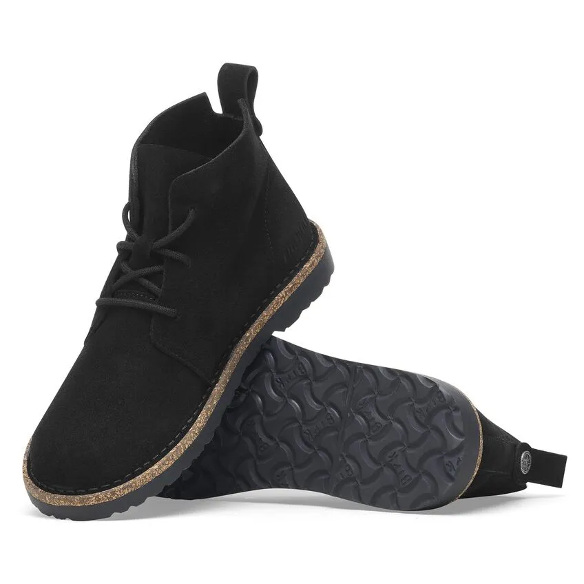 Men's Uppsala Mid Suede Leather Black Regular/Wide
