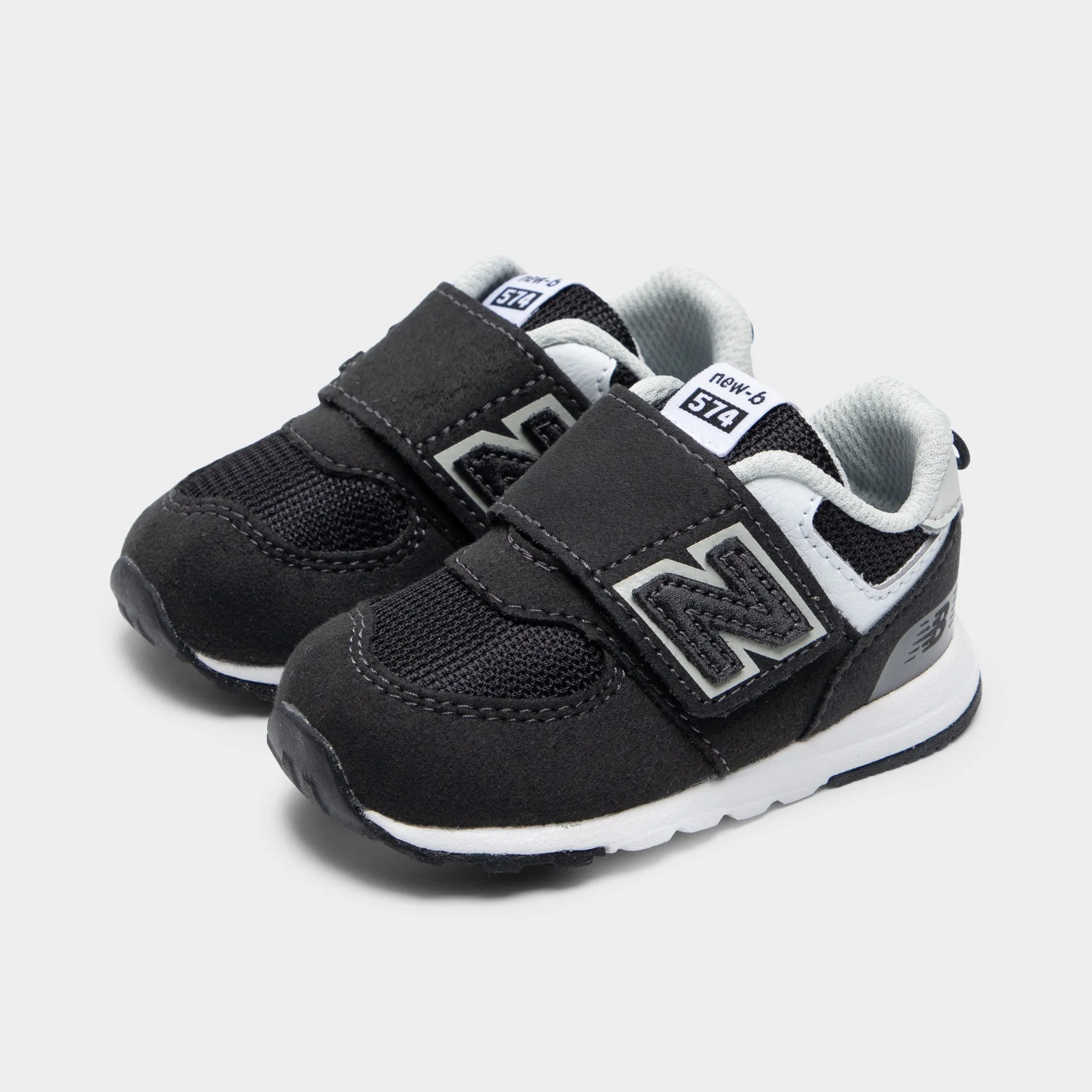 New Balance Infants' 574 Black / White
