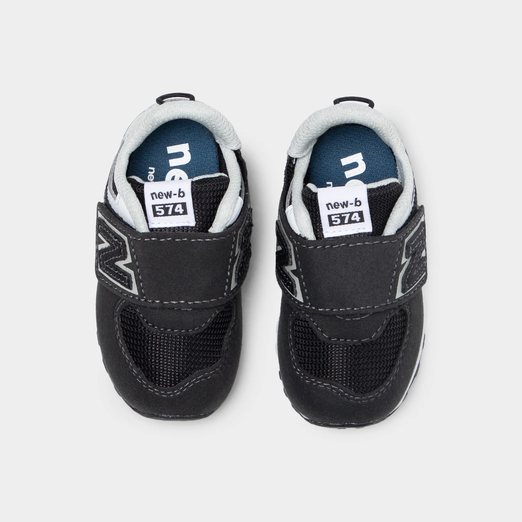 New Balance Infants' 574 Black / White