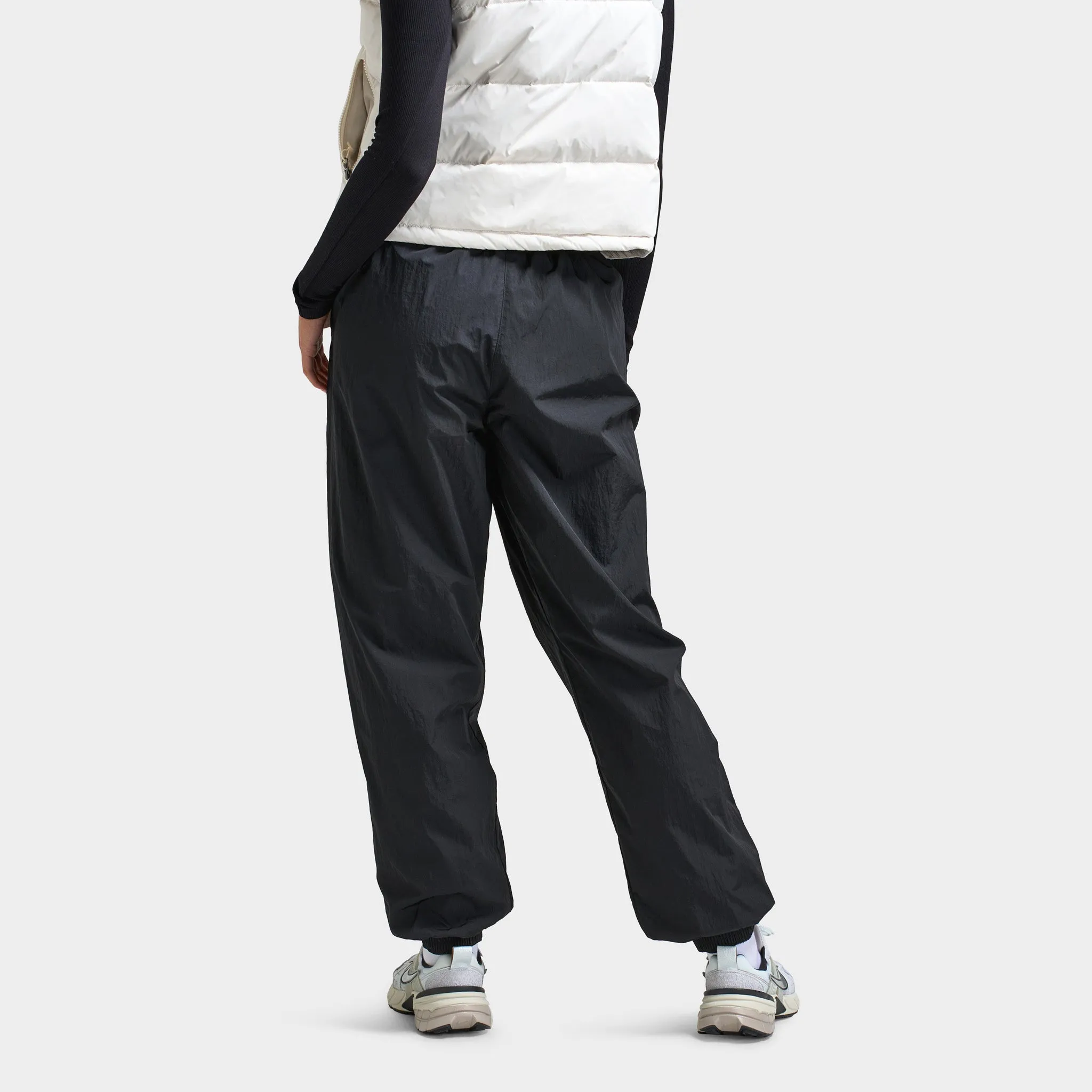 Nike Sportswear Women's Mid-Rise Oversized Woven Joggers Black / White
