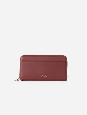 Noa Vegan Leather Wallet | Auburn
