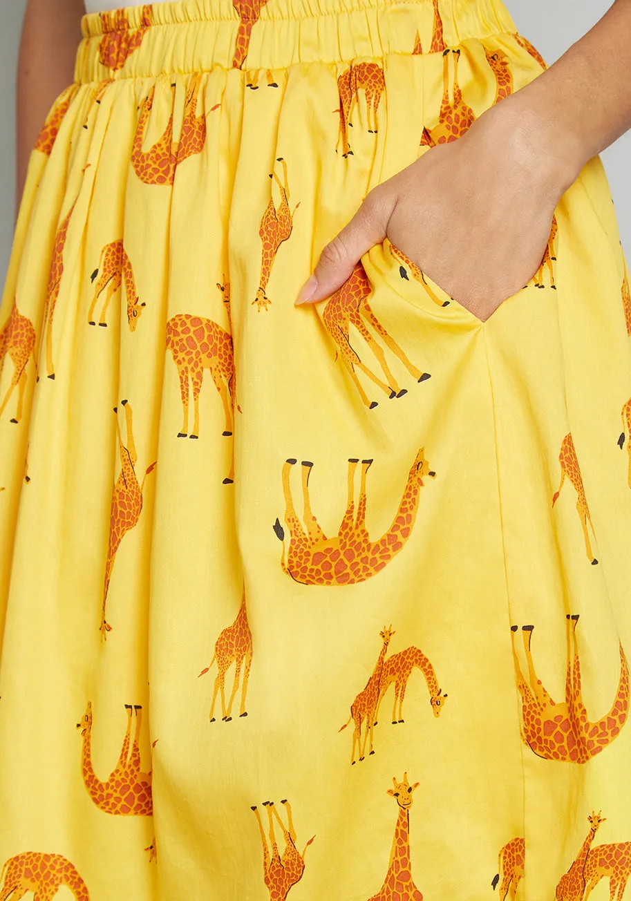 On My Wavelength Skater Skirt