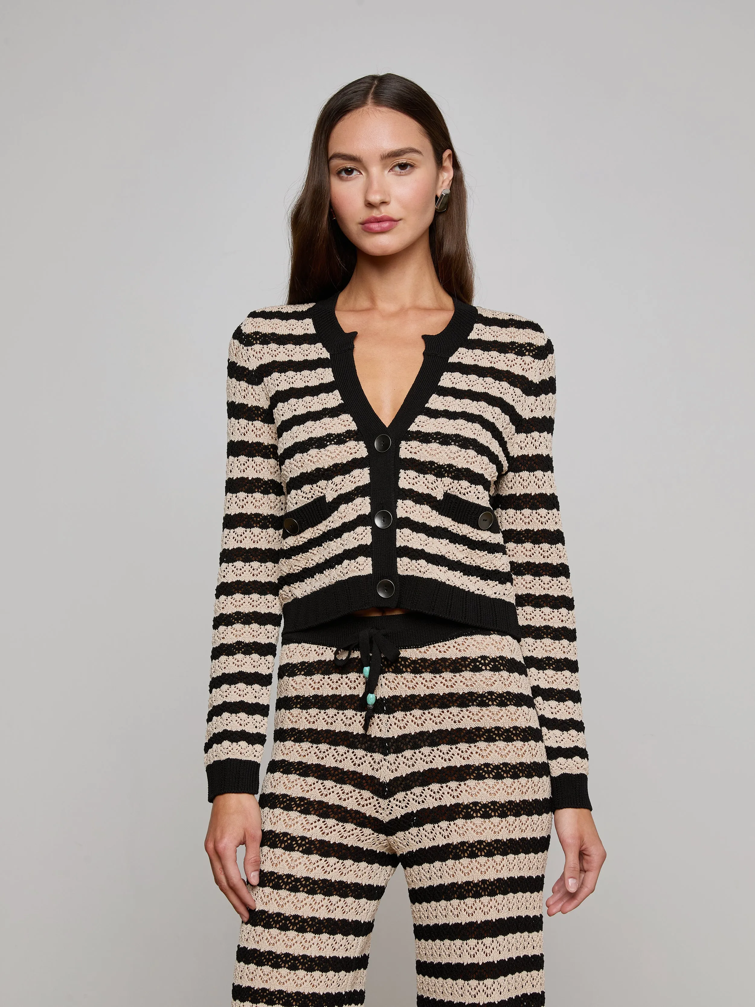 Orla Pointelle Knit Cardigan