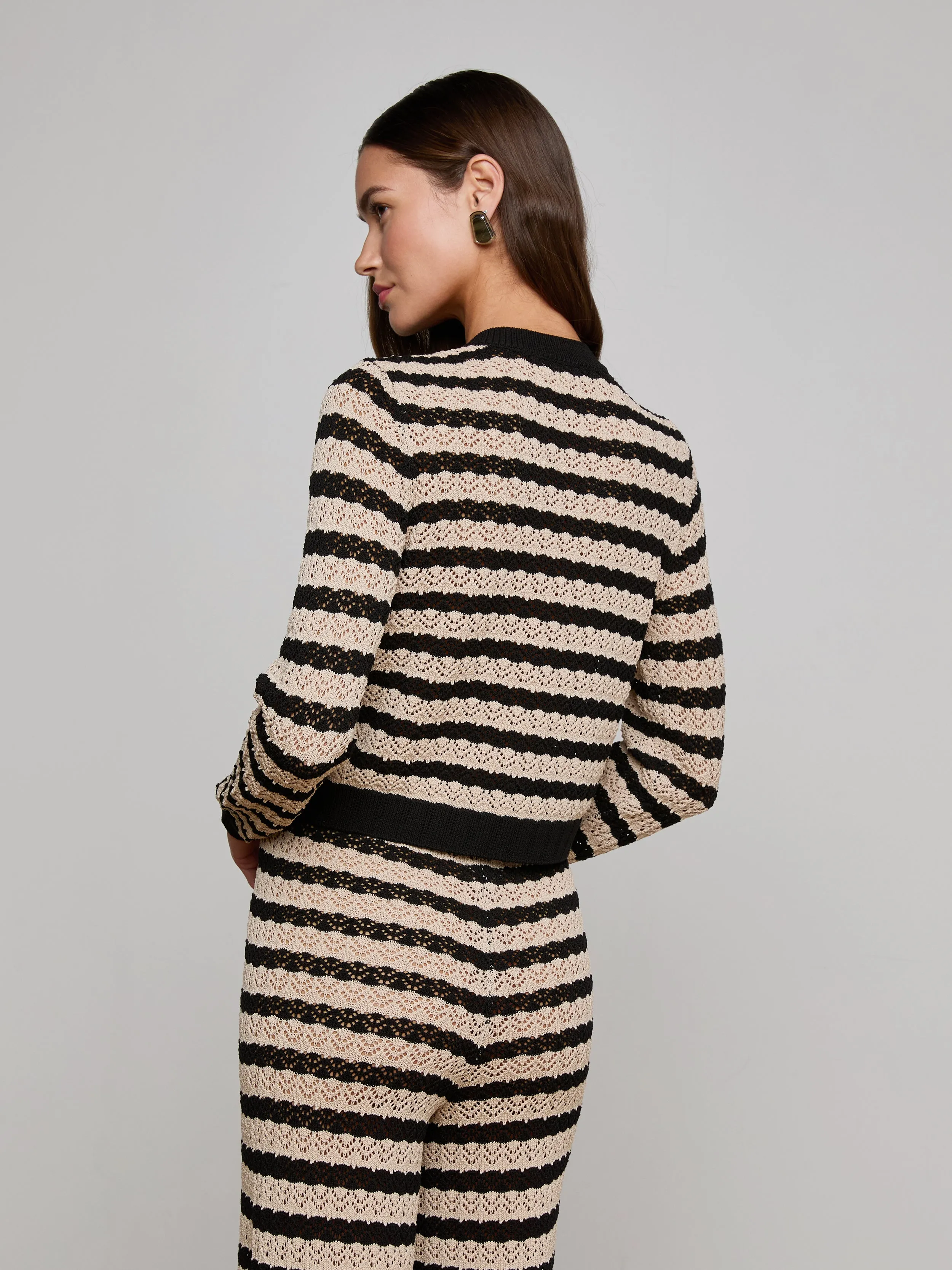 Orla Pointelle Knit Cardigan
