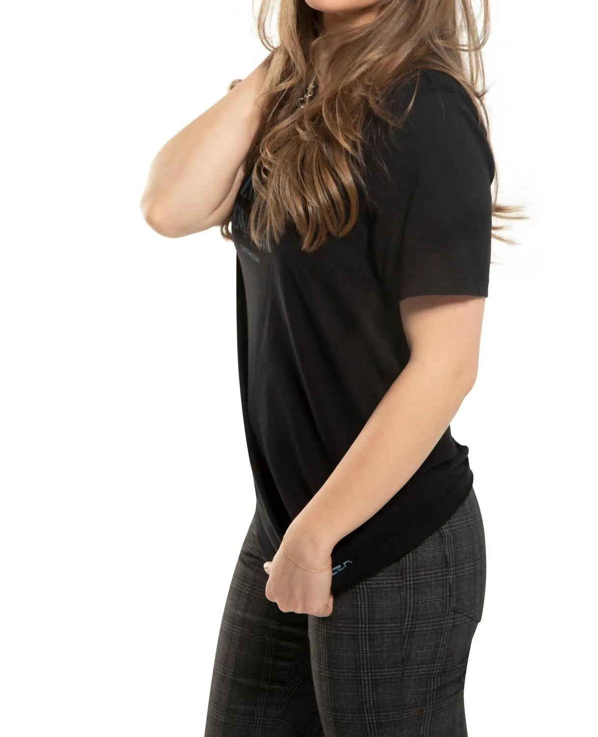"new York New York" Graphic Short Sleeve Knit Tee In Black