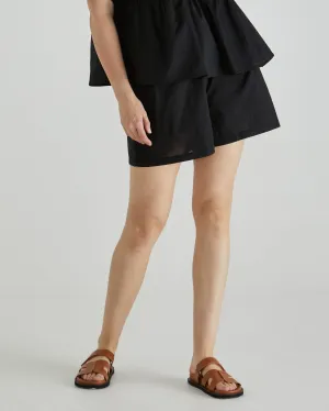 Sass Rumi Cotton Shorts Black