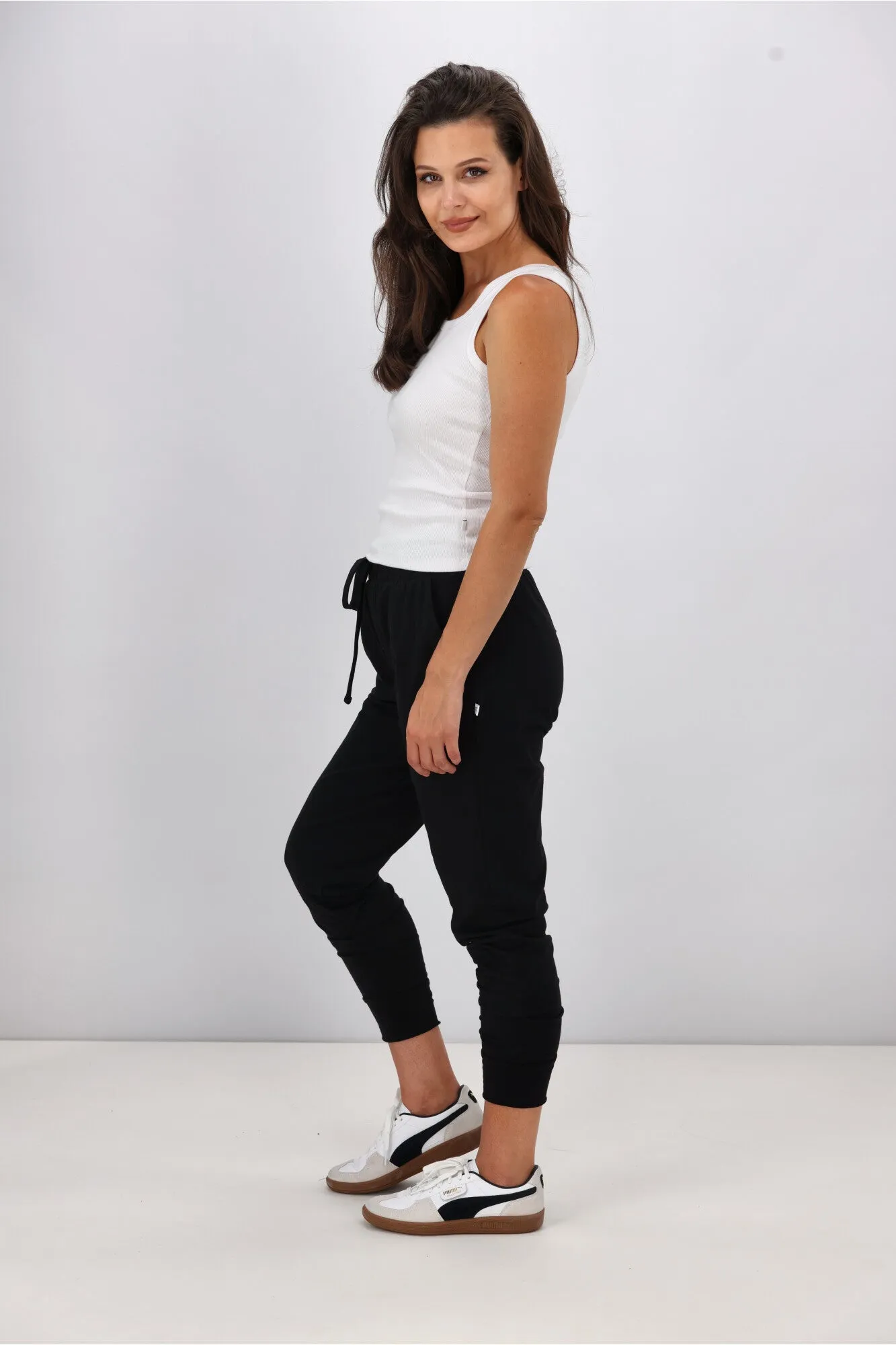 Shine On Essentials Full Length Jogger Black