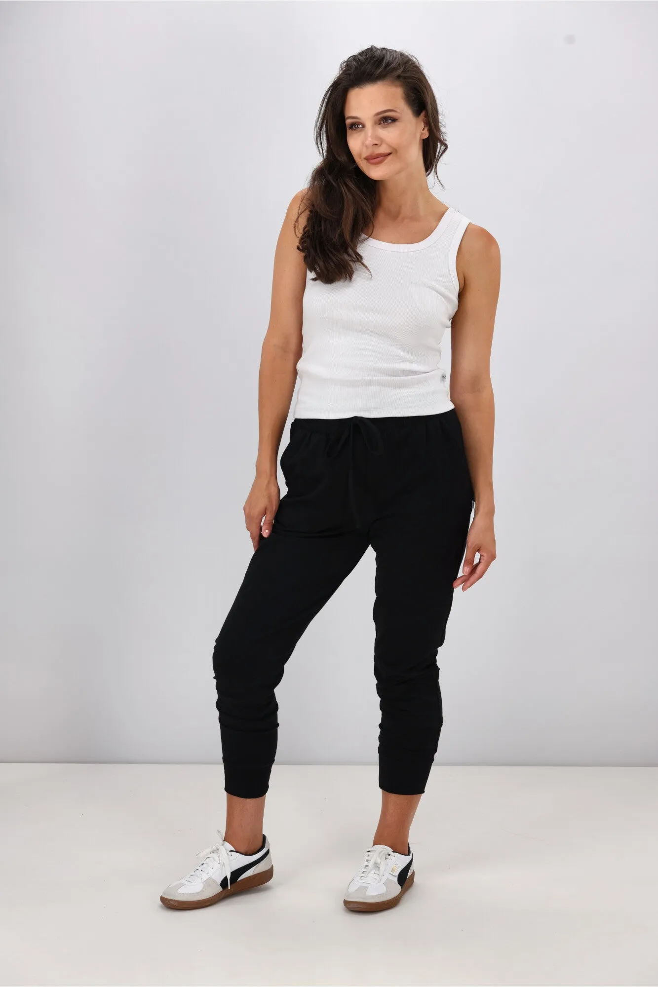 Shine On Essentials Full Length Jogger Black