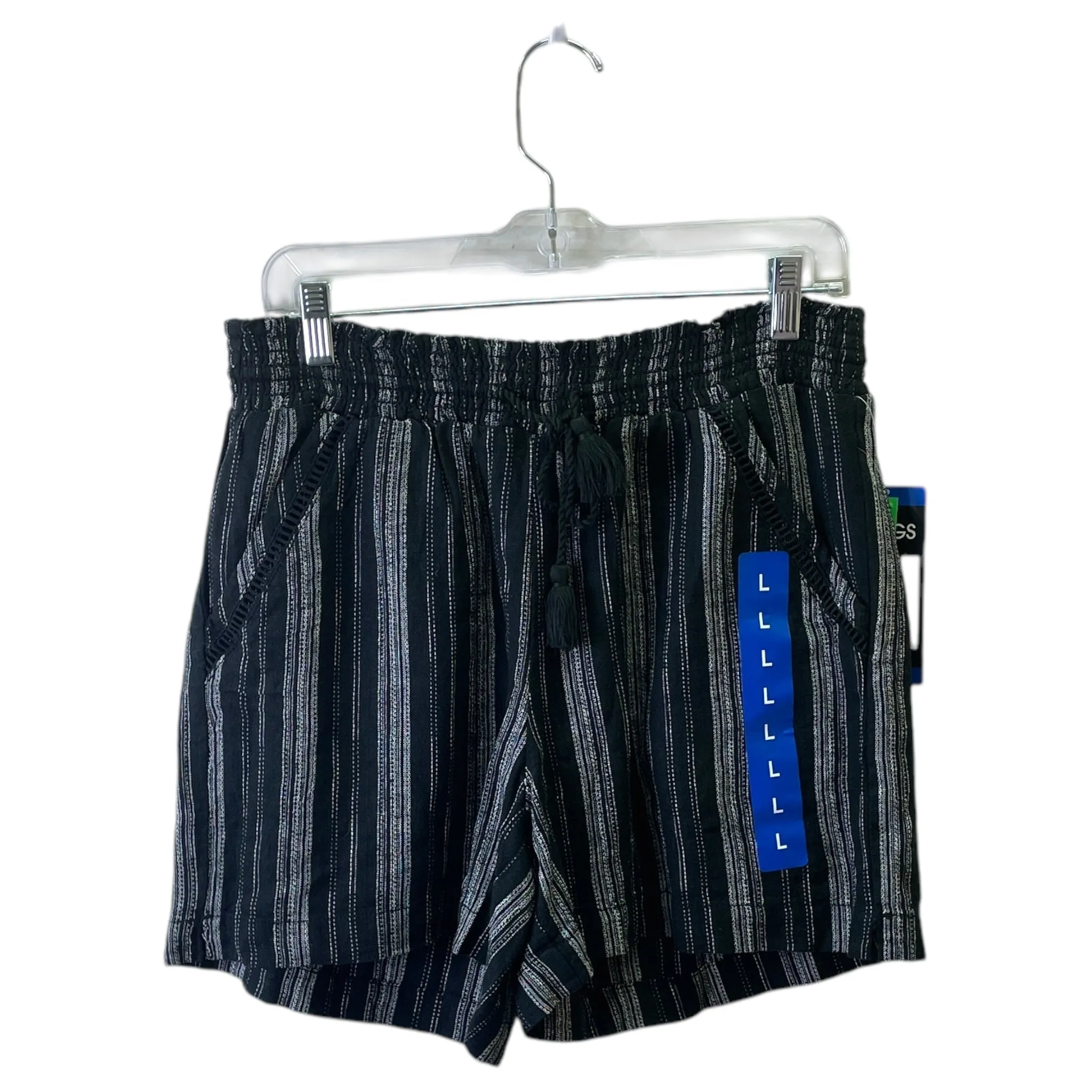 Shorts By Briggs In Black & White, Size:L