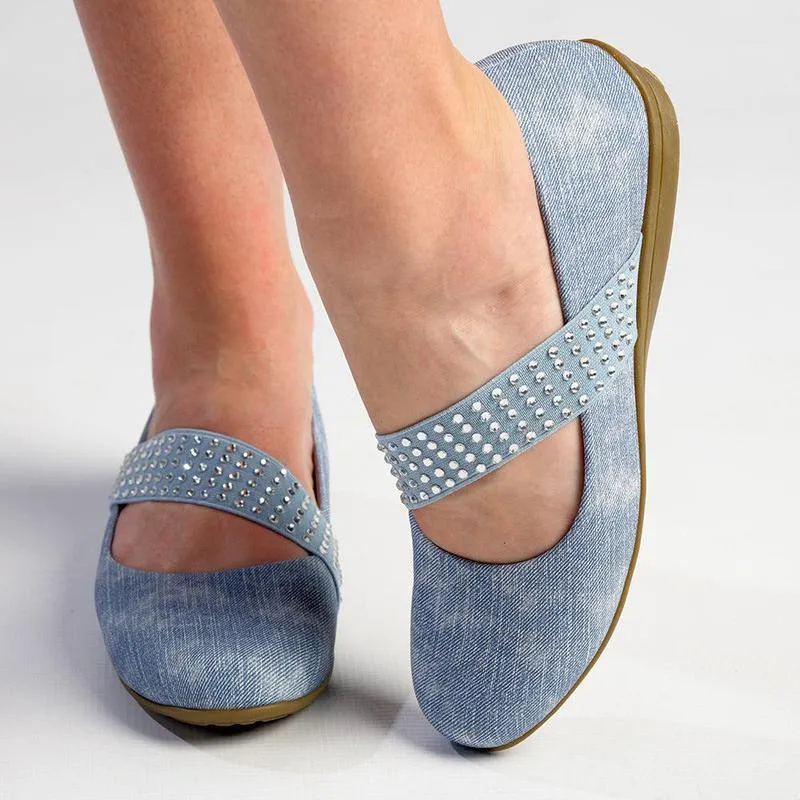 Soft Style By Hush Puppies Dominga Slip-On Loafer  - Light Denim